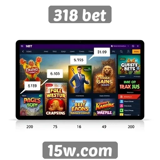 Evolução das funcionalidades do site 318 bet